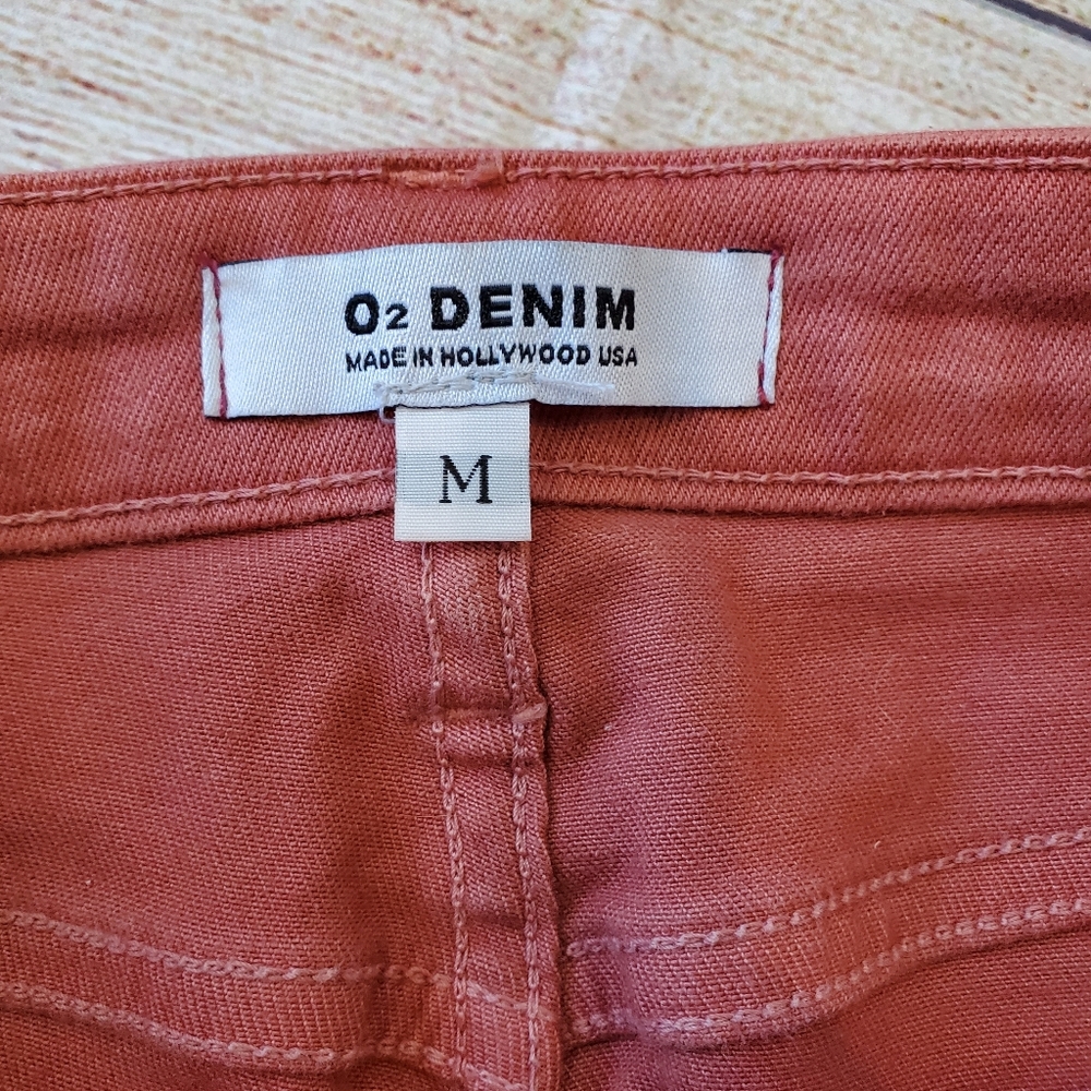 O2 Denim Mauve Mini Skirt - Picture 4 of 5